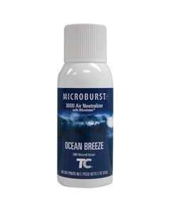 Rubbermaid Technical Concepts 401258 Microburst 3000 30-Day Air Freshener Refills - 1 case of 12 refills - Ocean Breeze