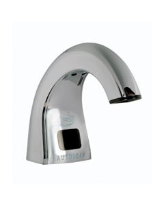 Rubbermaid Technical Concepts TC OneShot Counter-Mounted Touchless Automatic Hand Soap Dispenser - Metal Spout with Polished Chrome