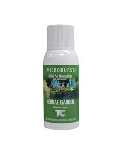 Rubbermaid Technical Concepts 750364 Microburst 3000 30-Day Air Freshener Refills - 1 case of 12 refills - Herbal Garden