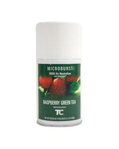 Rubbermaid Technical Concepts 750365 Microburst 9000 90-Day Air Freshener Refill - 1 case of 4 refills - Raspberry Green Tea