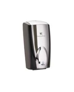 Rubbermaid Technical Concepts AutoFoam Touch-Free Wall-Mounted 1100 ml Soap Dispenser - Black with Chrome Insert