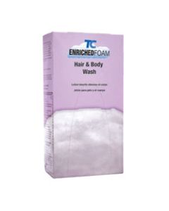 Technical Concepts TC Enriched Foam Hair and Body Wash - 800 ml per refill - 1 case of 6 refills