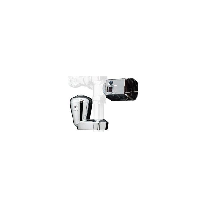 Technical Concepts TC AutoFlush Sidemount with Courtesy Flush Button & SaniCell 3/4" Pipe Combo Kit for Sloan & Zurn Urinal Flush Valves