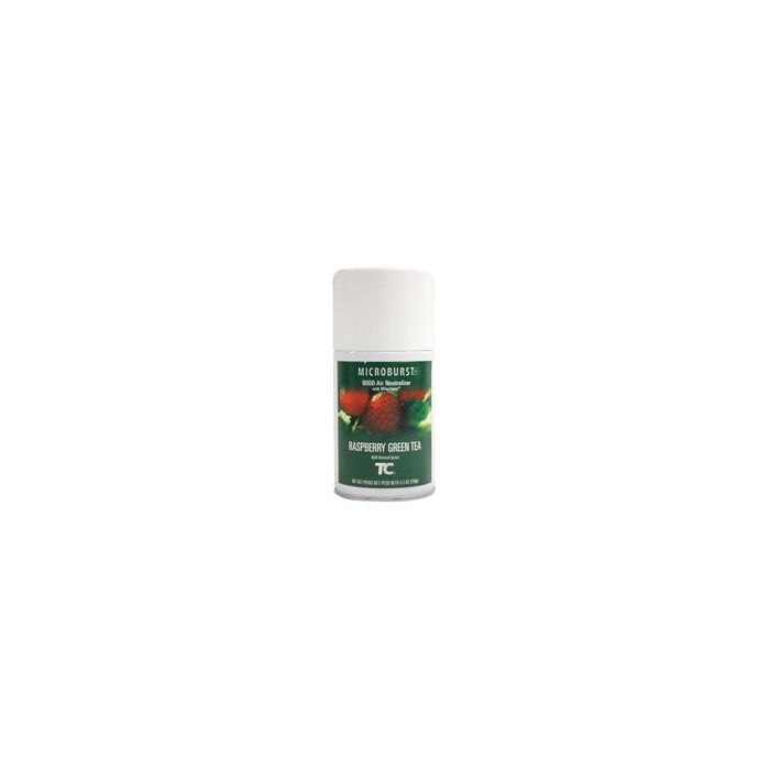 Rubbermaid Technical Concepts 750365 Microburst 9000 90-Day Air Freshener Refill - 1 case of 4 refills - Raspberry Green Tea