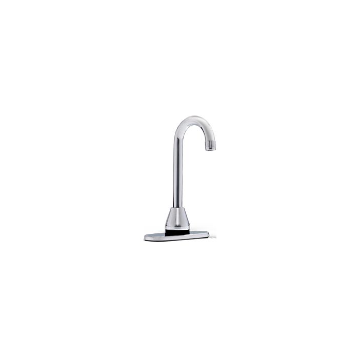 Technical Concepts TC AutoFaucet SST - 3.5 inch Venetian Gooseneck in Polished Chrome - Deck Mount (no cover plate) - Kit 4