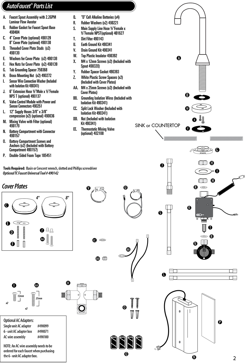 Venetian Parts Autofaucet Sst