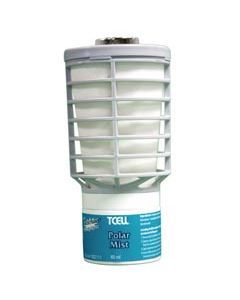 Rubbermaid Technical Concepts 402111 TCell Continuous Odor Control Air Freshener Refills - 1 case of 6 refills - Polar Mist