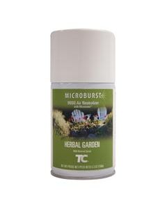 Rubbermaid Technical Concepts Microburst 9000 90-Day Air Freshener Refill - 1 case of 4 refills - Herbal Garden