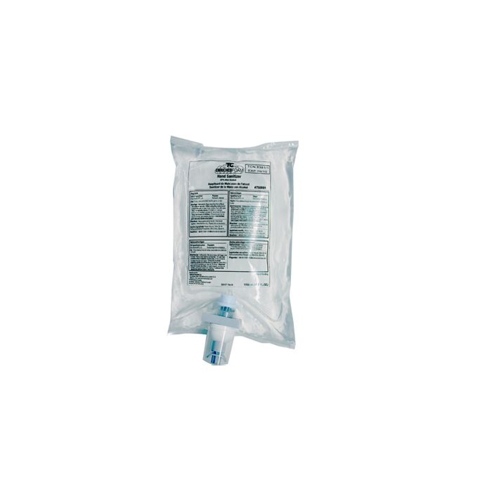 Rubbermaid 2080802 Enriched Foam Alcohol Based Hand Sanitizer - 1000 ml Refill - 1 case of 4 refills