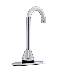 Technical Concepts TC AutoFaucet SST - 5.5" Venetian Gooseneck in Polished Chrome - Deck Mount - 8" Center Set - Kit 3